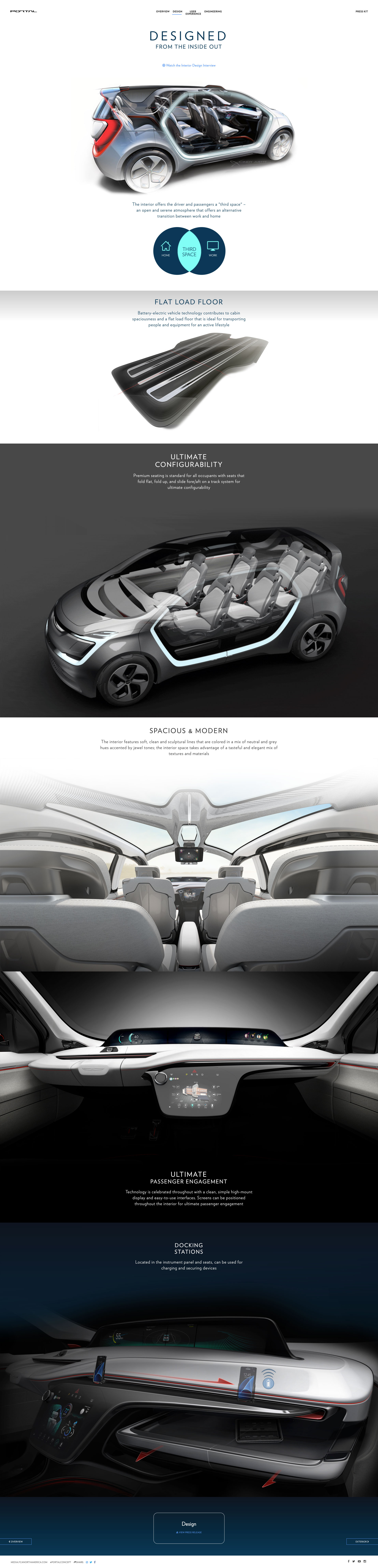 Chrysler Portal Concept screen.